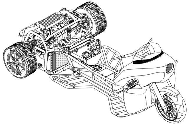 Șasiu tubular Rewaco